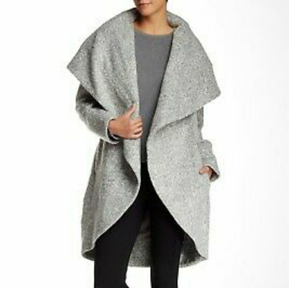 NWT ZAC Zac Posen Camilla Wool-Blend Coat